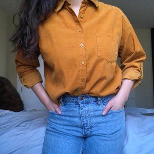 CORDUROY BUTTON UP